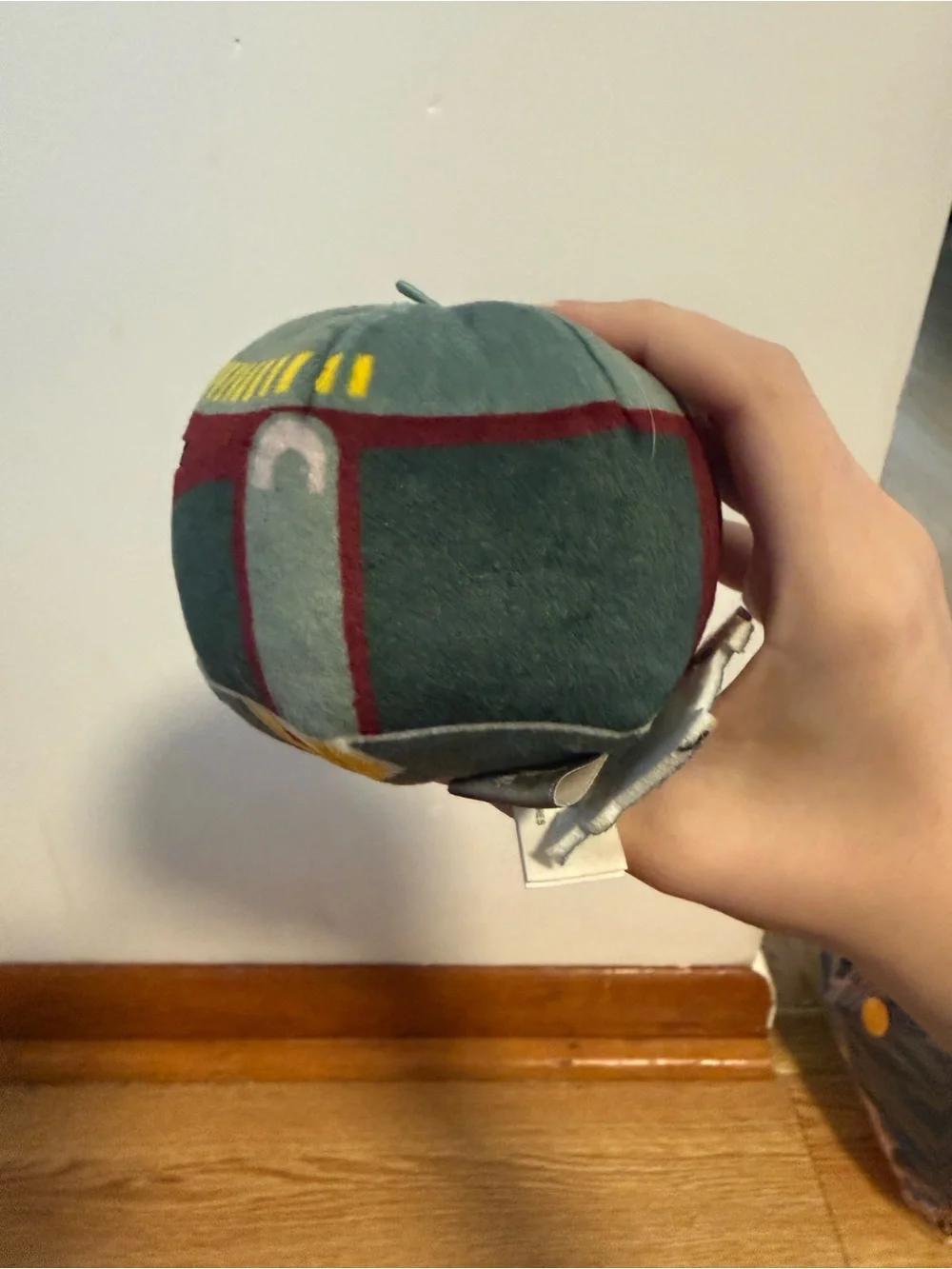 New Hallmark Disney Star Wars Boba Fett Fluffballs Plush Ornament *NWT*
